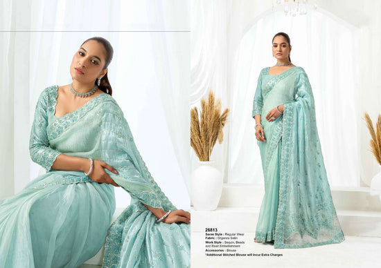 Mahotsav Mohmanthan 26800 Belle Vol-1 Satin Silk Saree