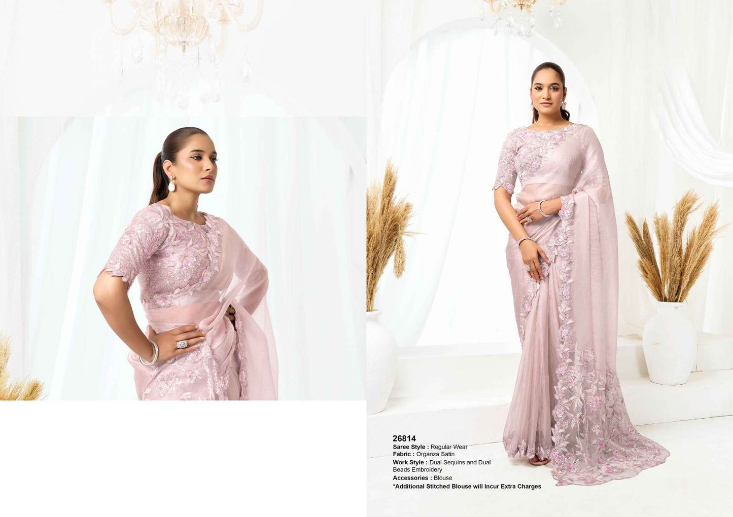 Mahotsav Mohmanthan 26800 Belle Vol-1 Satin Silk Saree