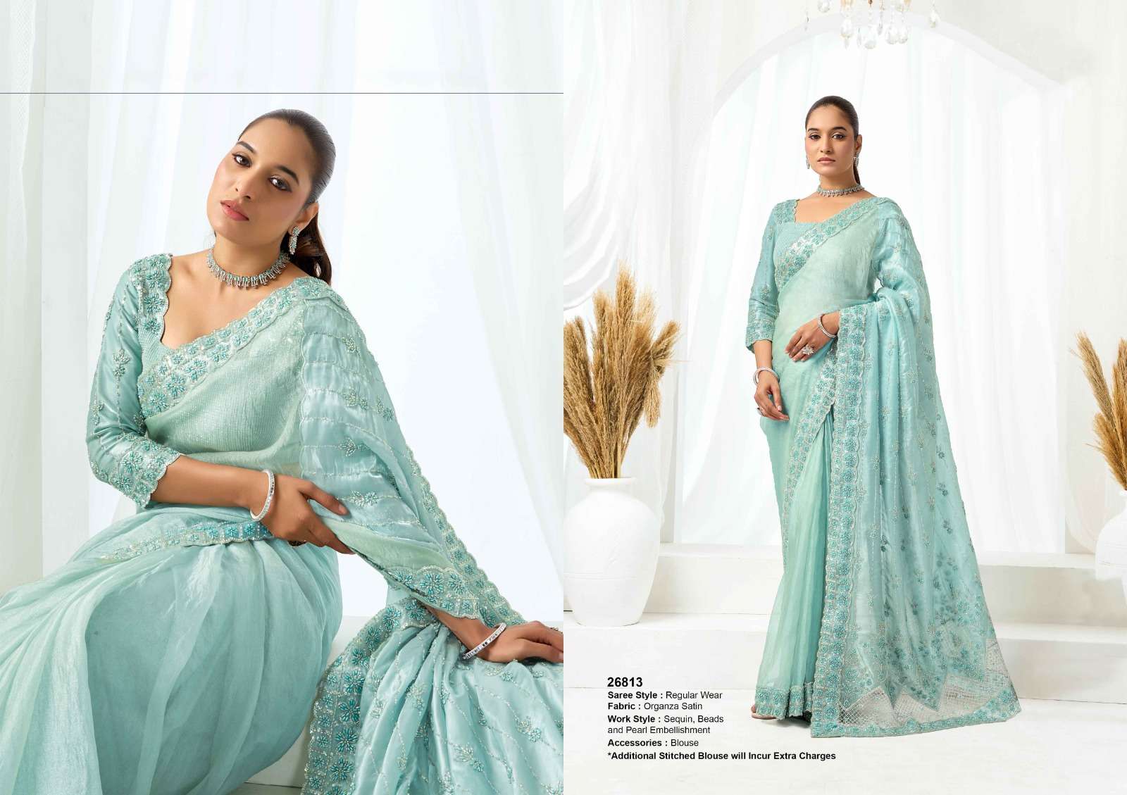 Mahotsav Mohmanthan 26800 Belle Vol 1 Satin Silk Saree