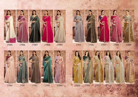Mahotsav Nayab Organza Satin Embroidery Saree