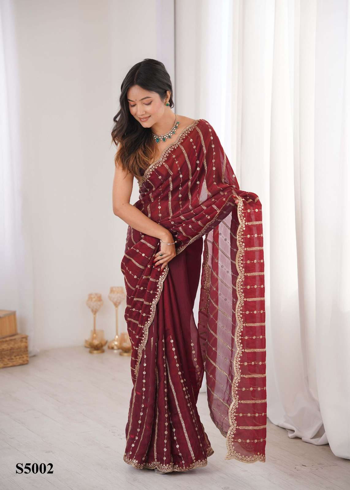 Mahotsav Nisha Fandy Satin Saree Collection - Amrah Wholesale