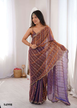 Mahotsav Nisha Fandy Satin Saree Collection