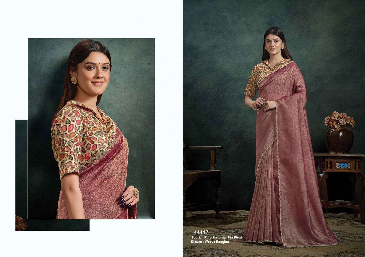 Mahotsav Norita 44400 Rasika Organza Silk Embroidery Saree
