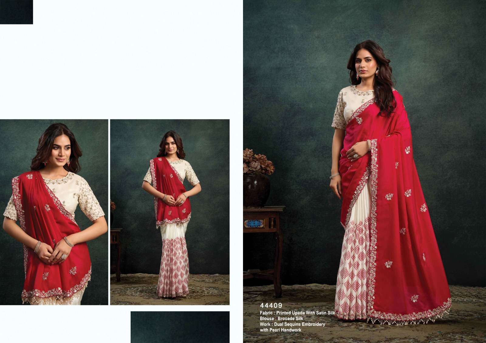 Mahotsav Norita 44400 Rasika Organza Silk Embroidery Saree