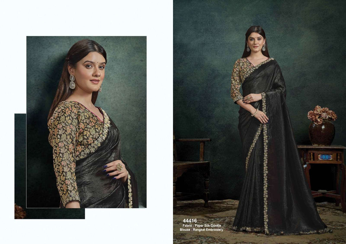 Mahotsav Norita 44400 Rasika Organza Silk Embroidery Saree