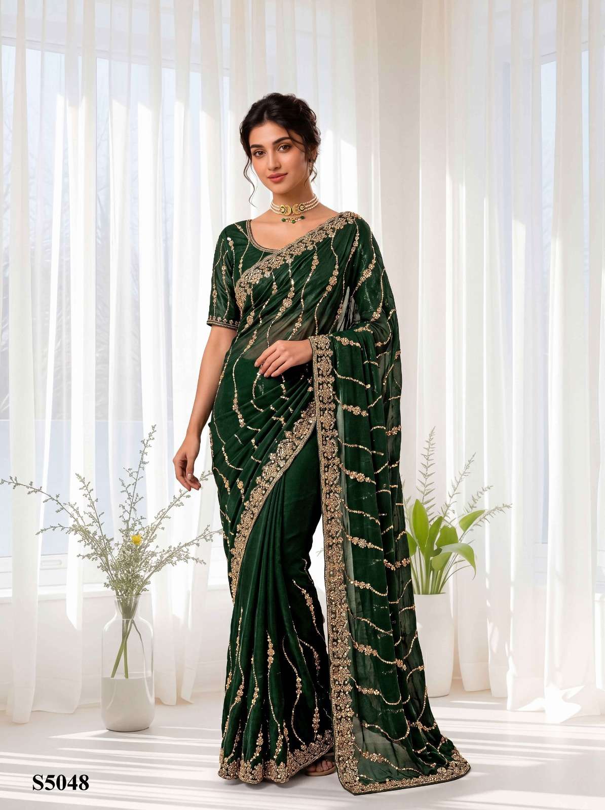 Mahotsav Pavika Silk Embroidery Saree Collection - Amrah Wholesale