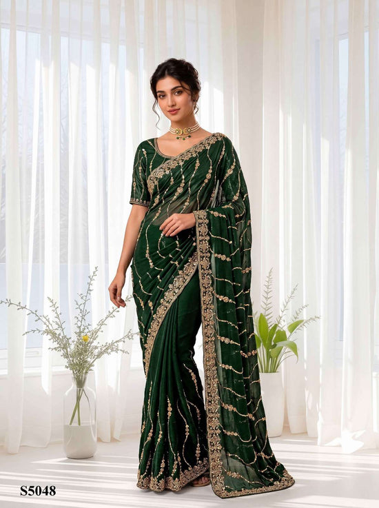 Mahotsav Pavika Silk Embroidery Saree Collection - Amrah Wholesale