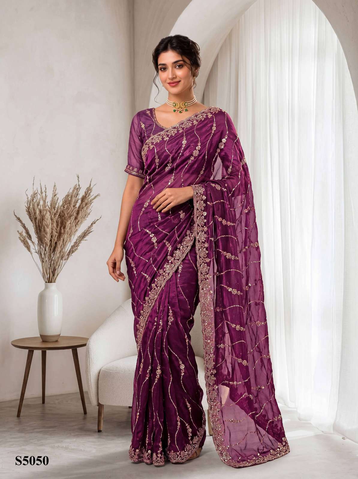 Mahotsav Pavika Silk Embroidery Saree Collection - Amrah Wholesale