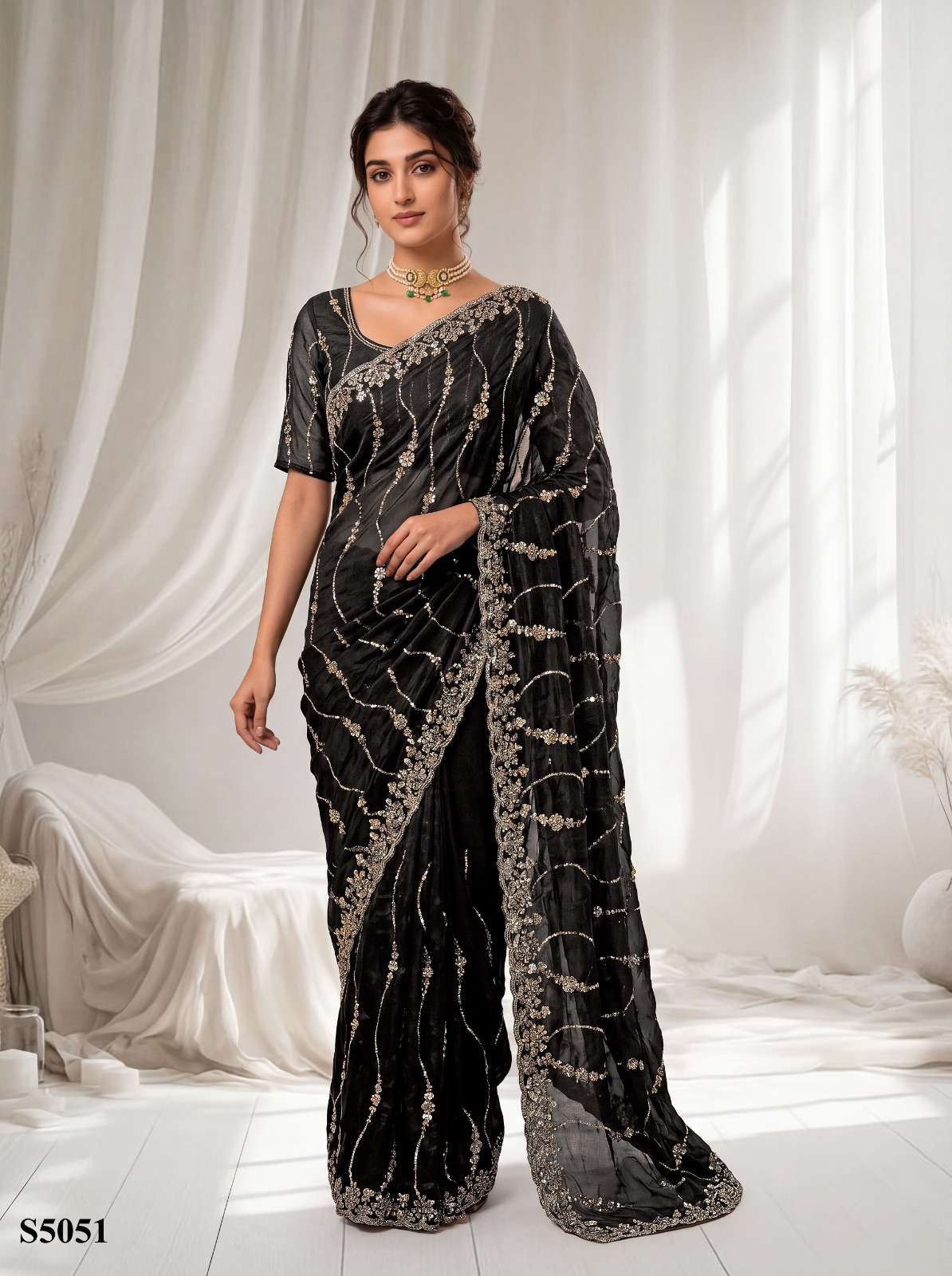 Mahotsav Pavika Silk Embroidery Saree Collection - Amrah Wholesale