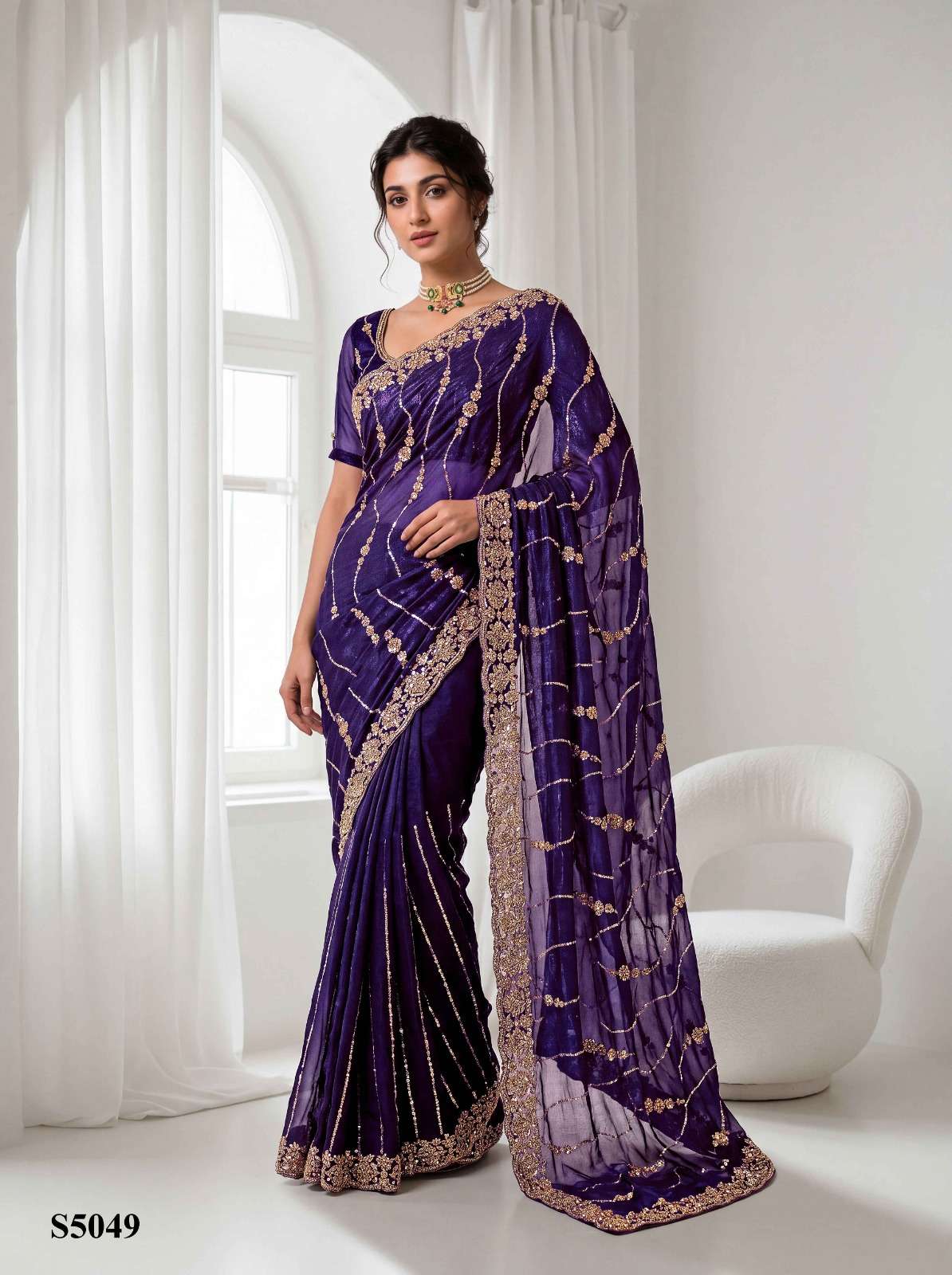 Mahotsav Pavika Silk Embroidery Saree Collection - Amrah Wholesale