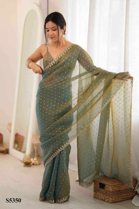 MAHOTSAV RHEA Moss Butti Printed Sarees