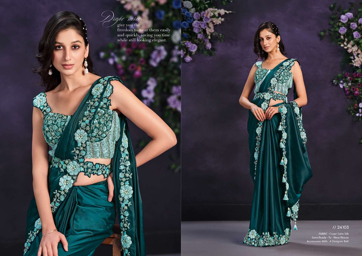 MAHOTSAV RIONA COLOURS Crepe Silk Saree