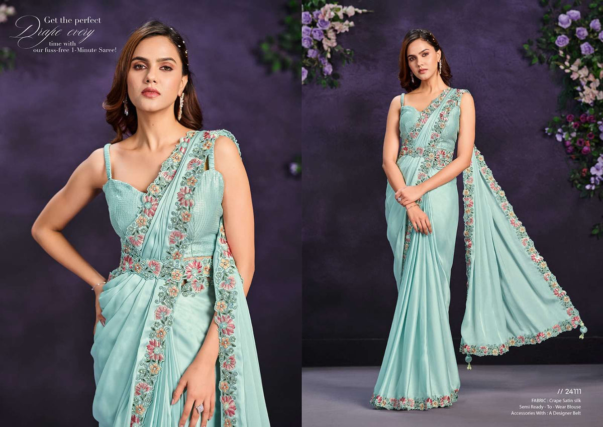 MAHOTSAV RIONA COLOURS Crepe Silk Saree