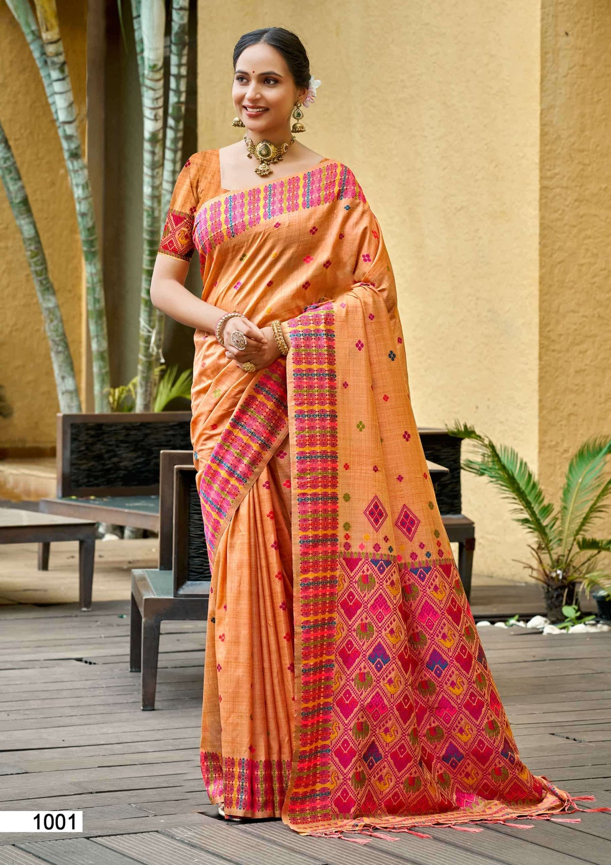 Bunawat Glorius Silk Assam Silk Saree