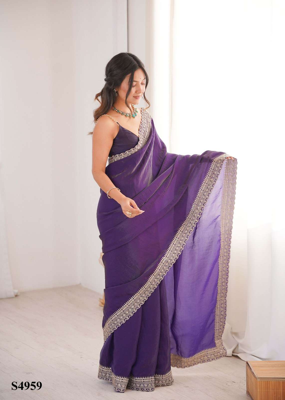 MAHOTSAV TINA Fandy Satin Premium Saree - Amrah Wholesale