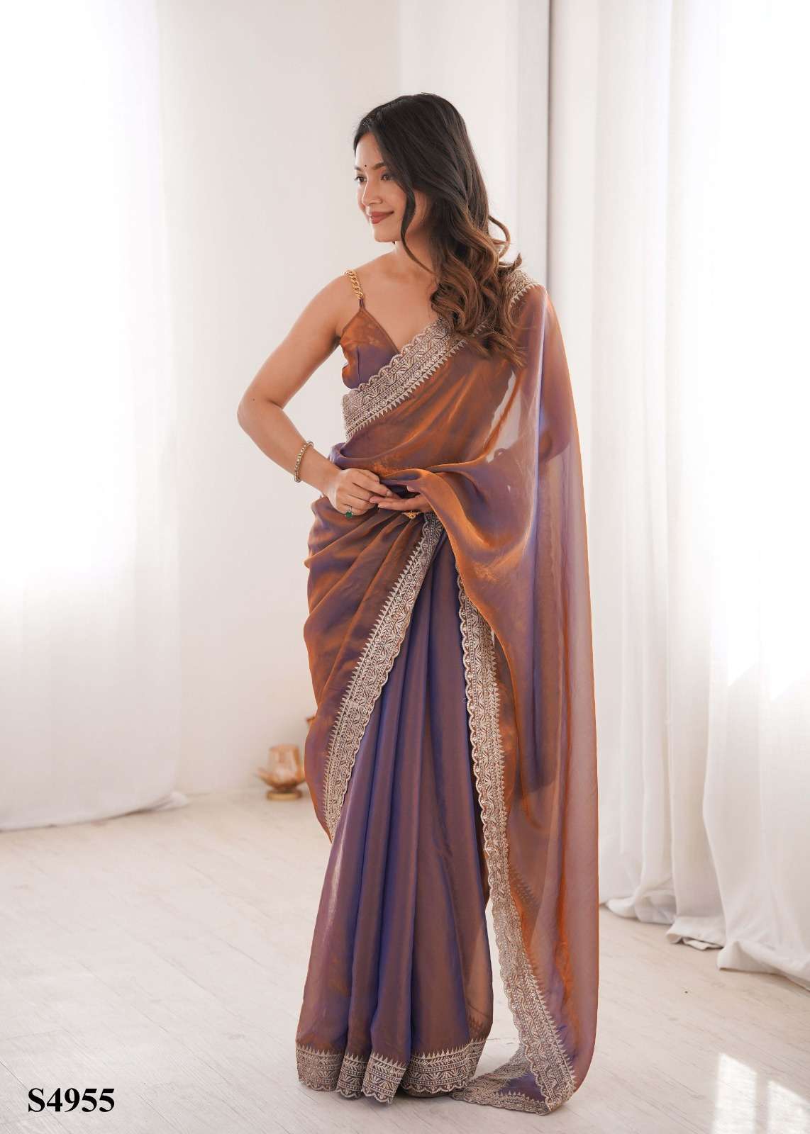 MAHOTSAV TINA Fandy Satin Premium Saree - Amrah Wholesale