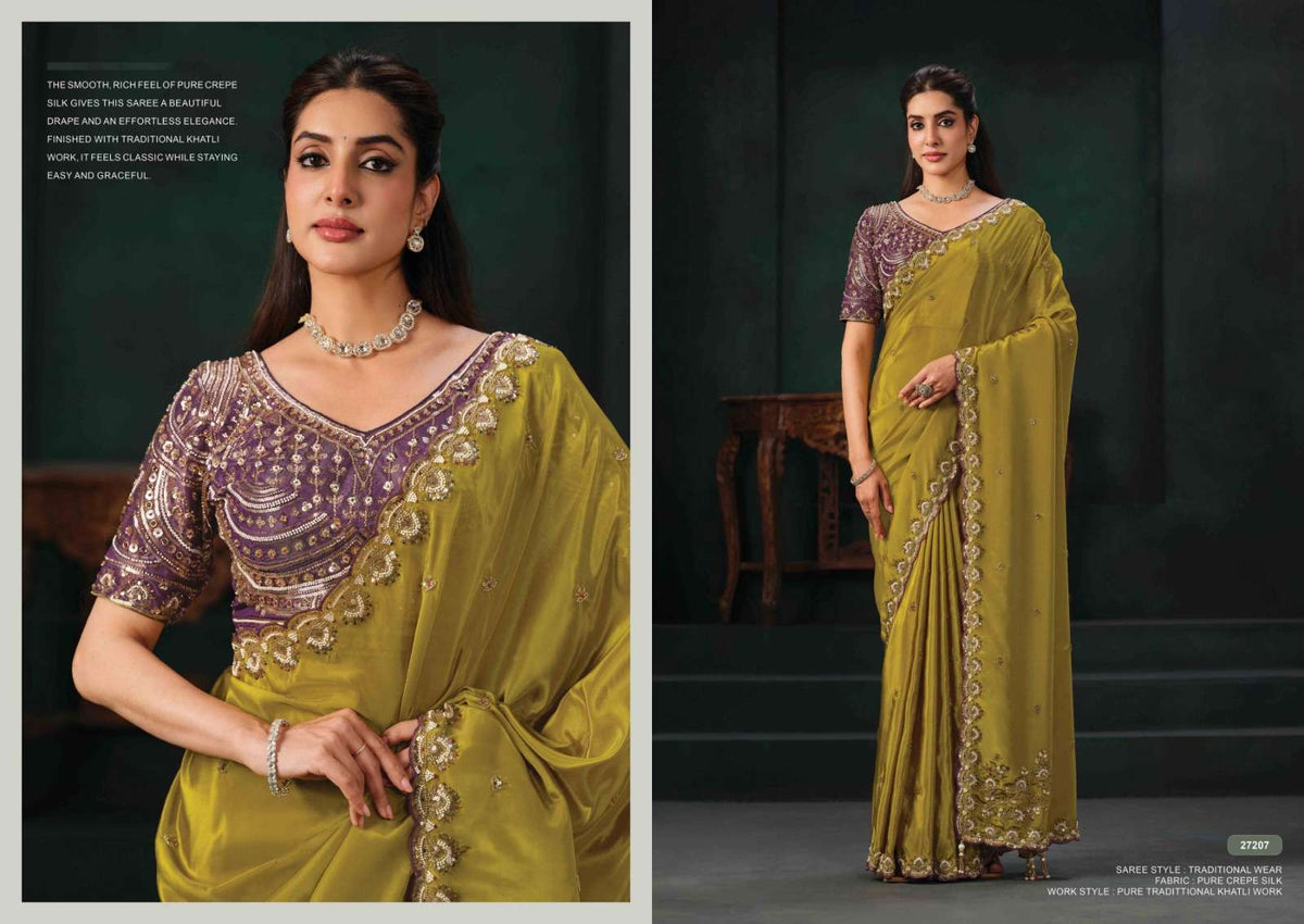 Mahotsav Zaahira Organza Satin Saree