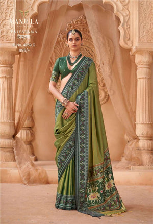 MANJULA PRIYATAMA 4259 Soft Silk Printed Saree