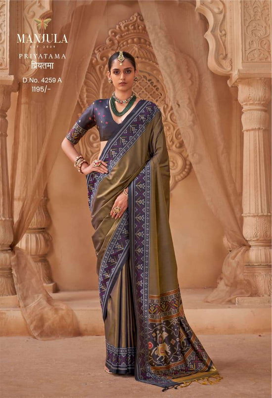 MANJULA PRIYATAMA 4259 Soft Silk Printed Saree - Amrah Wholesale