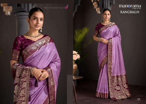 Manorama Rangbagh Viscose Printed Festive Wear Saree