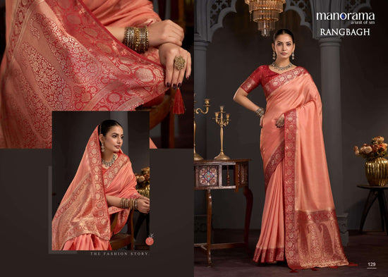 Manorama Rangbagh Viscose Printed Festive Wear Saree