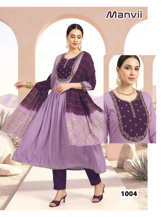 Manvii D No 1001 To 08 - Amrah Wholesale