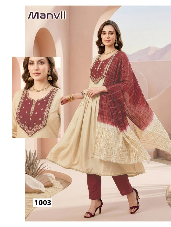Manvii D No 1001 To 08 - Amrah Wholesale