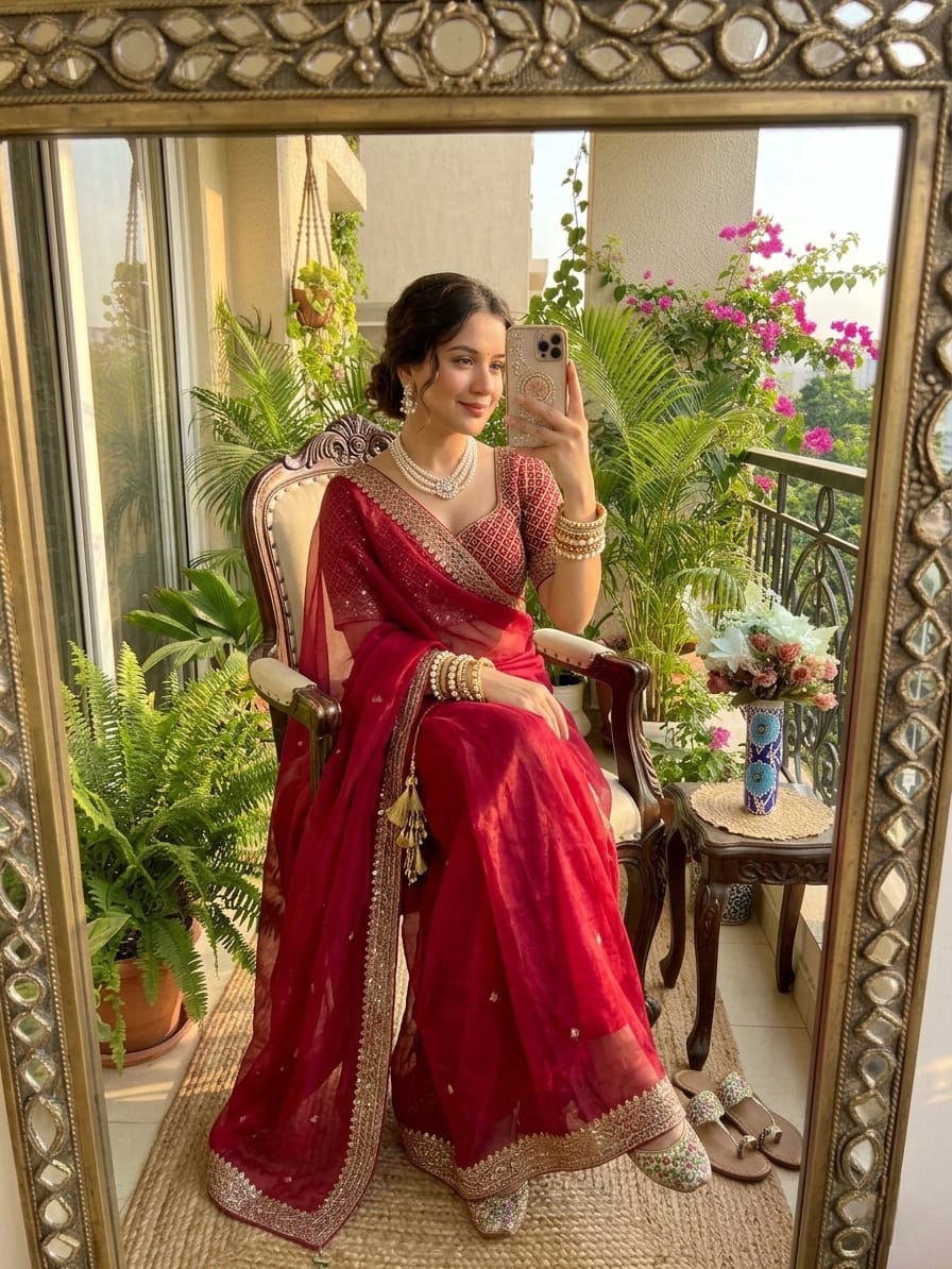 Mar 1 Tissue Saree - Amrah Wholesale