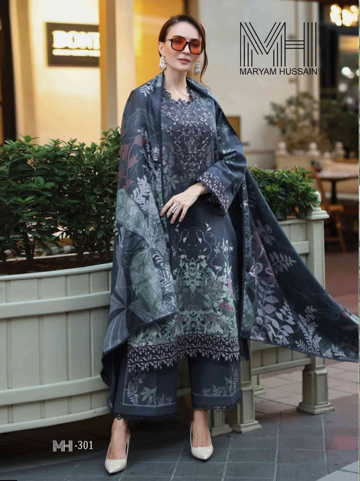 Maryam Hussain Noor E Kainat Vol 3 Cotton Pakistani Suit