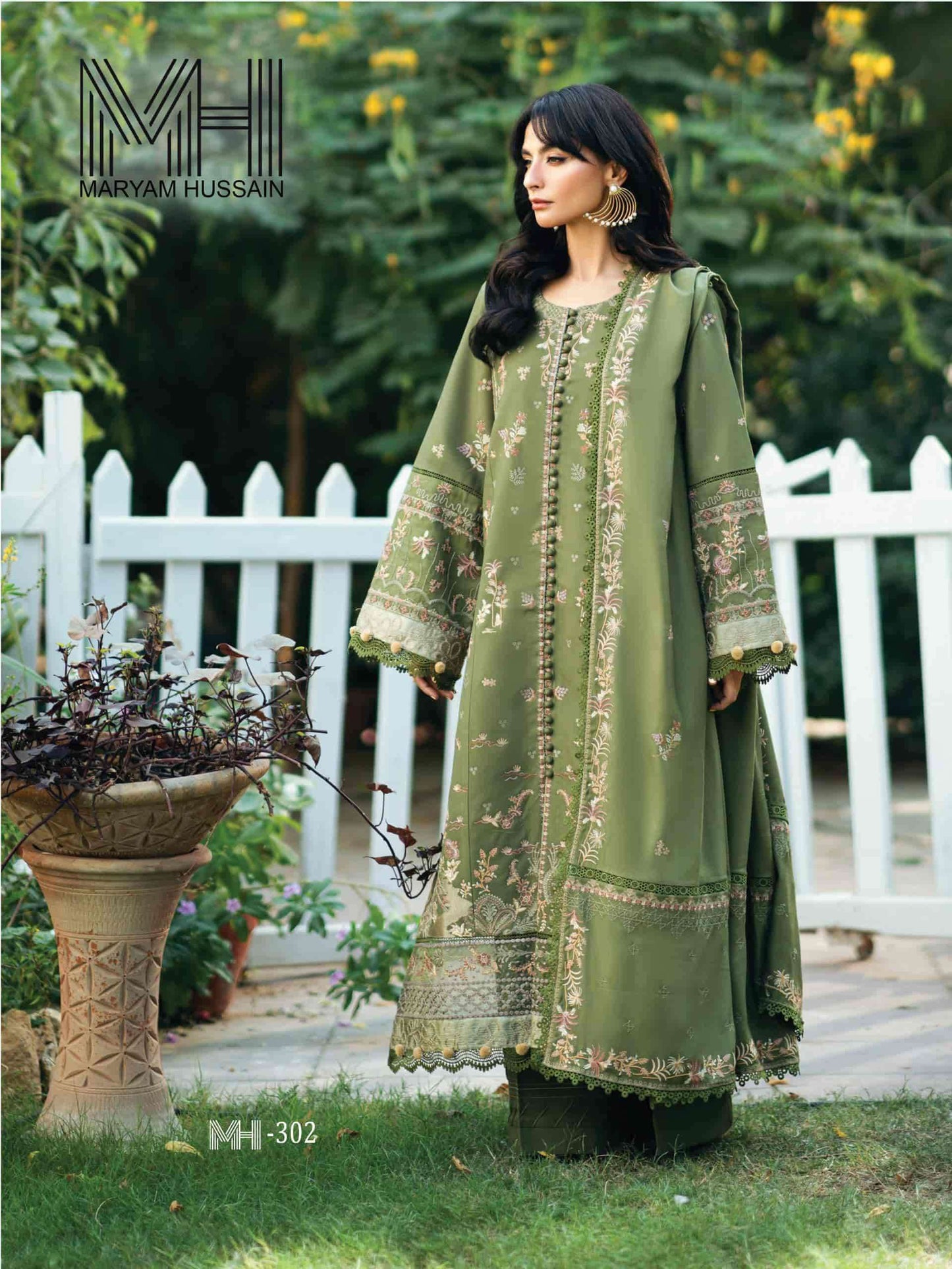 Maryam Hussain Noor E Kainat Vol 3 Cotton Pakistani Suit