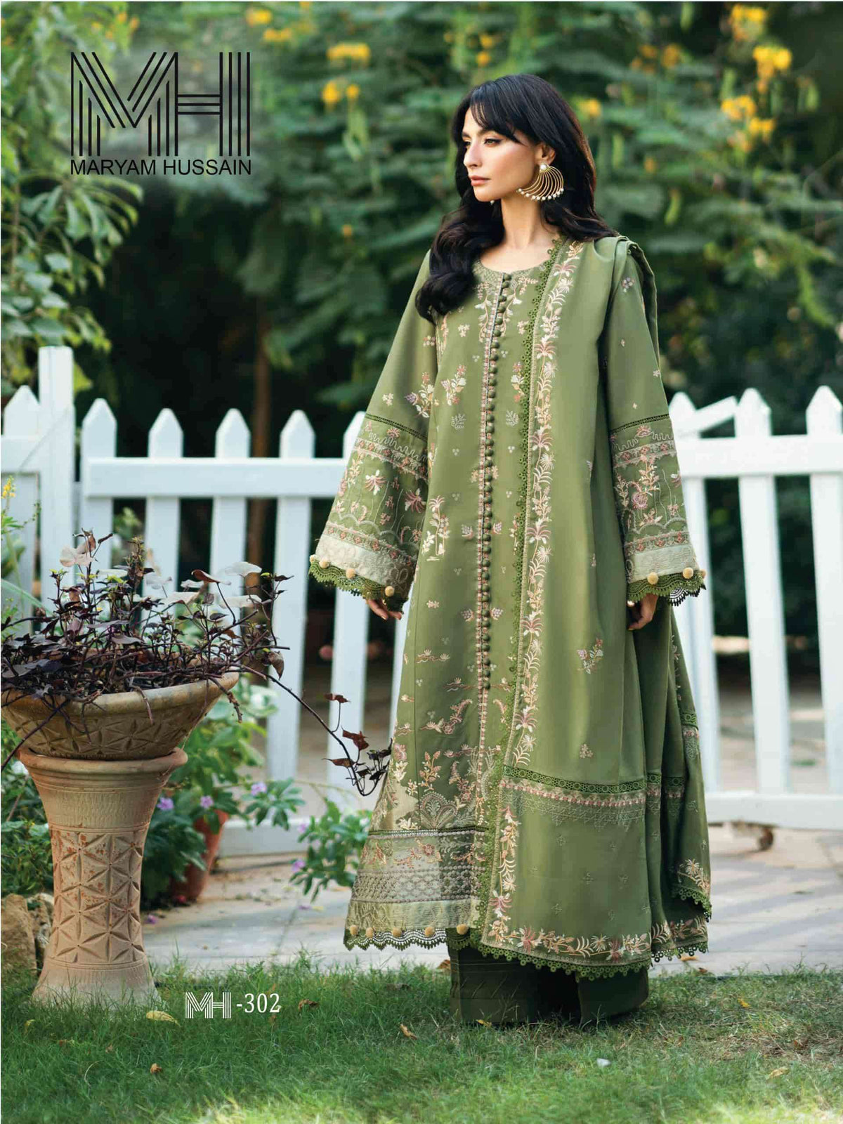 Maryam Hussain Noor E Kainat Vol 3 Cotton Pakistani Suit