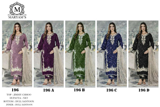 Maryam’s 196 Dress Material - Amrah Wholesale