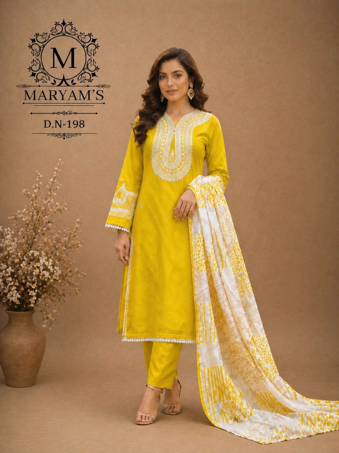 Maryam’s - 198 Georgette Pakistani Suit Set - Amrah Wholesale