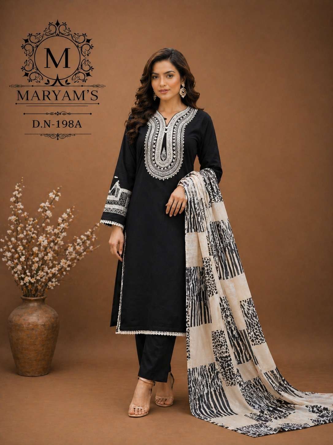 Maryam’s - 198 Georgette Pakistani Suit Set - Amrah Wholesale