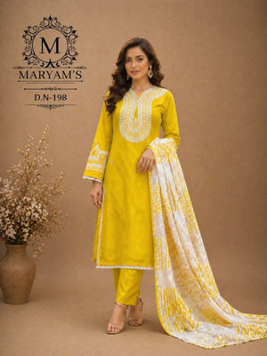 Maryam’s-198 Georgette Pakistani Suit Set