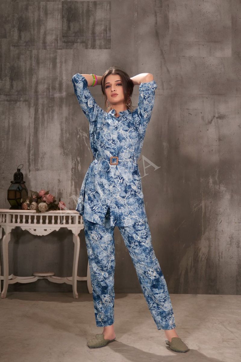 Amrah Wholesale Mast 1 Rayon Fancy Western Wear Co Ord Set Collection