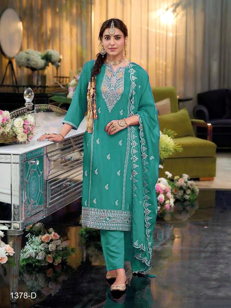 Master Colors 1378 Master Colors A To D Chinon Salwar Suit Set - Amrah Wholesale