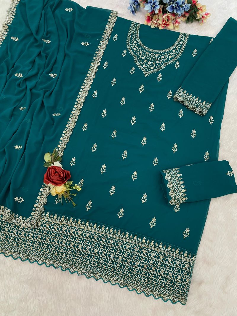 Master Colors 3104 A To D Georgette Dress Material