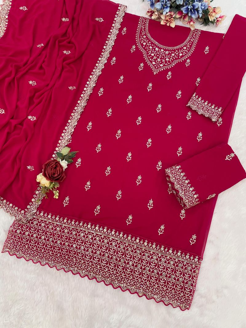 Master Colors 3104 A To D Georgette Dress Material