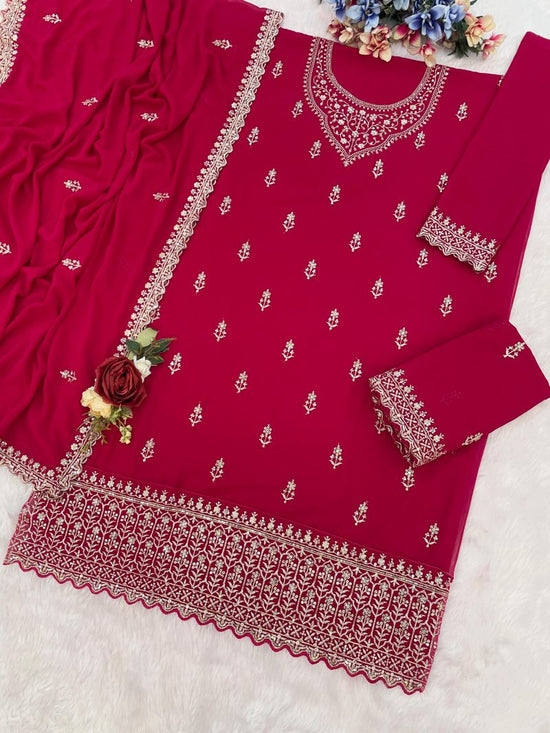 Master Colors 3104 A To D Georgette Dress Material