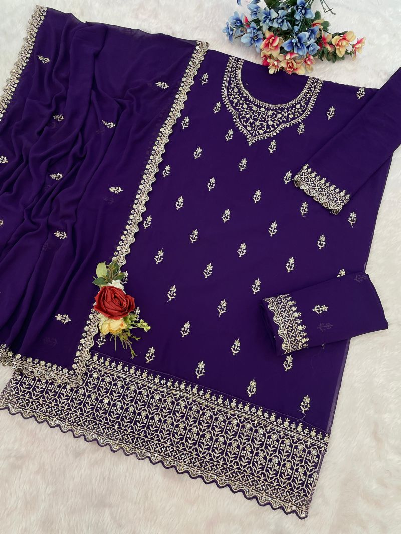 Master Colors 3104 A To D Georgette Dress Material
