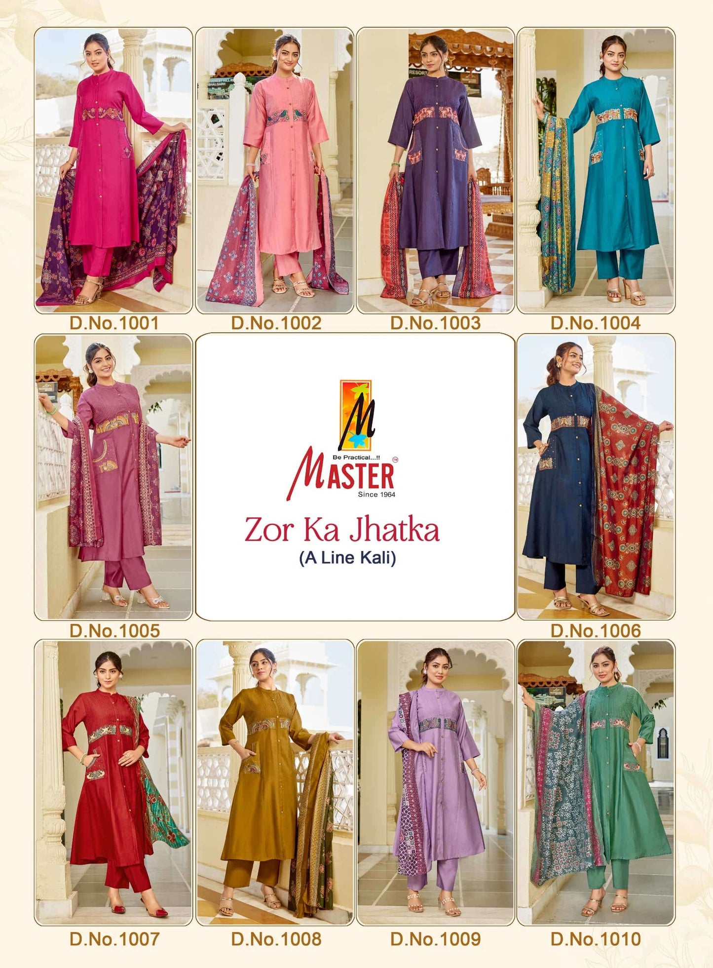 Master Zor Ka Jhatka Designer 3 Piece Stitched Salwar Suit Set