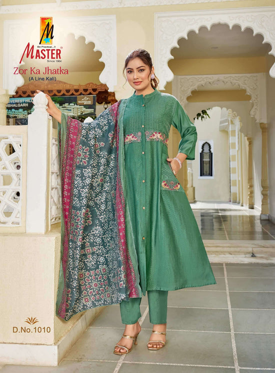 Master Zor Ka Jhatka Designer 3 Piece Stitched Salwar Suit Set