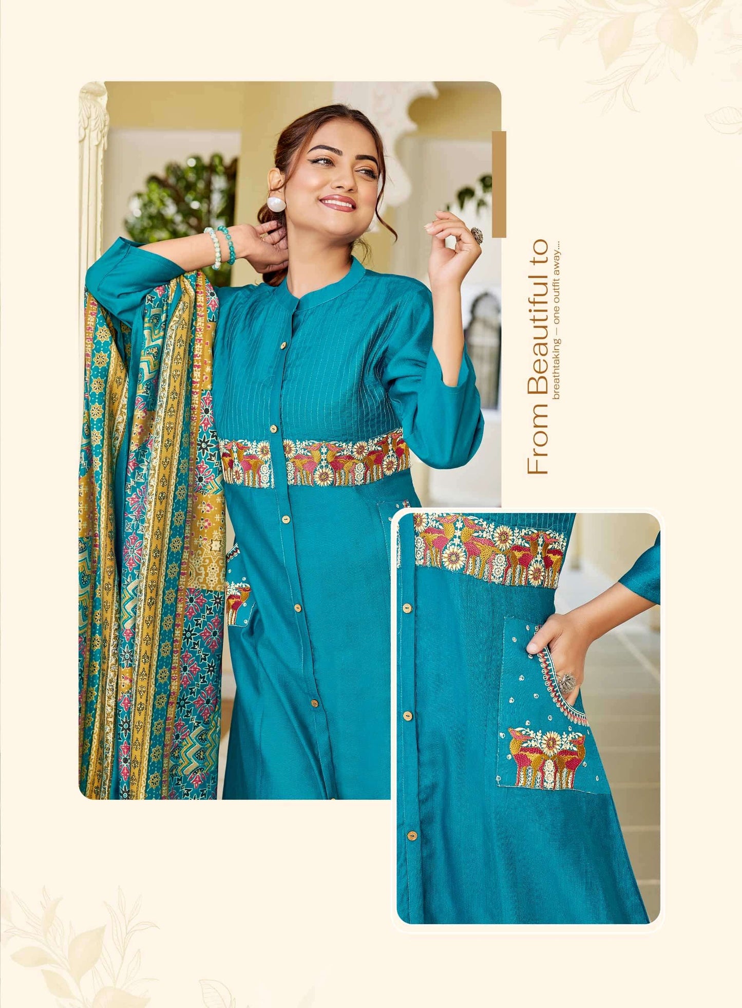 Master Zor Ka Jhatka Designer 3 Piece Stitched Salwar Suit Set