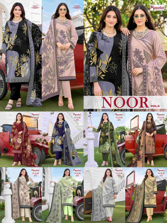Masuba Fashion Noor Vol 5 Cotton Dress Material
