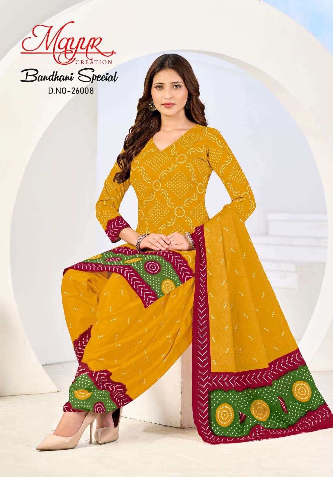 Mayur Creation Bandhani Vol-26 Cotton Printed Pakistani Suit