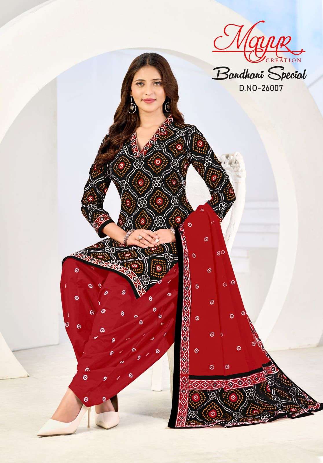Mayur Creation Bandhani Vol-26 Cotton Printed Pakistani Suit