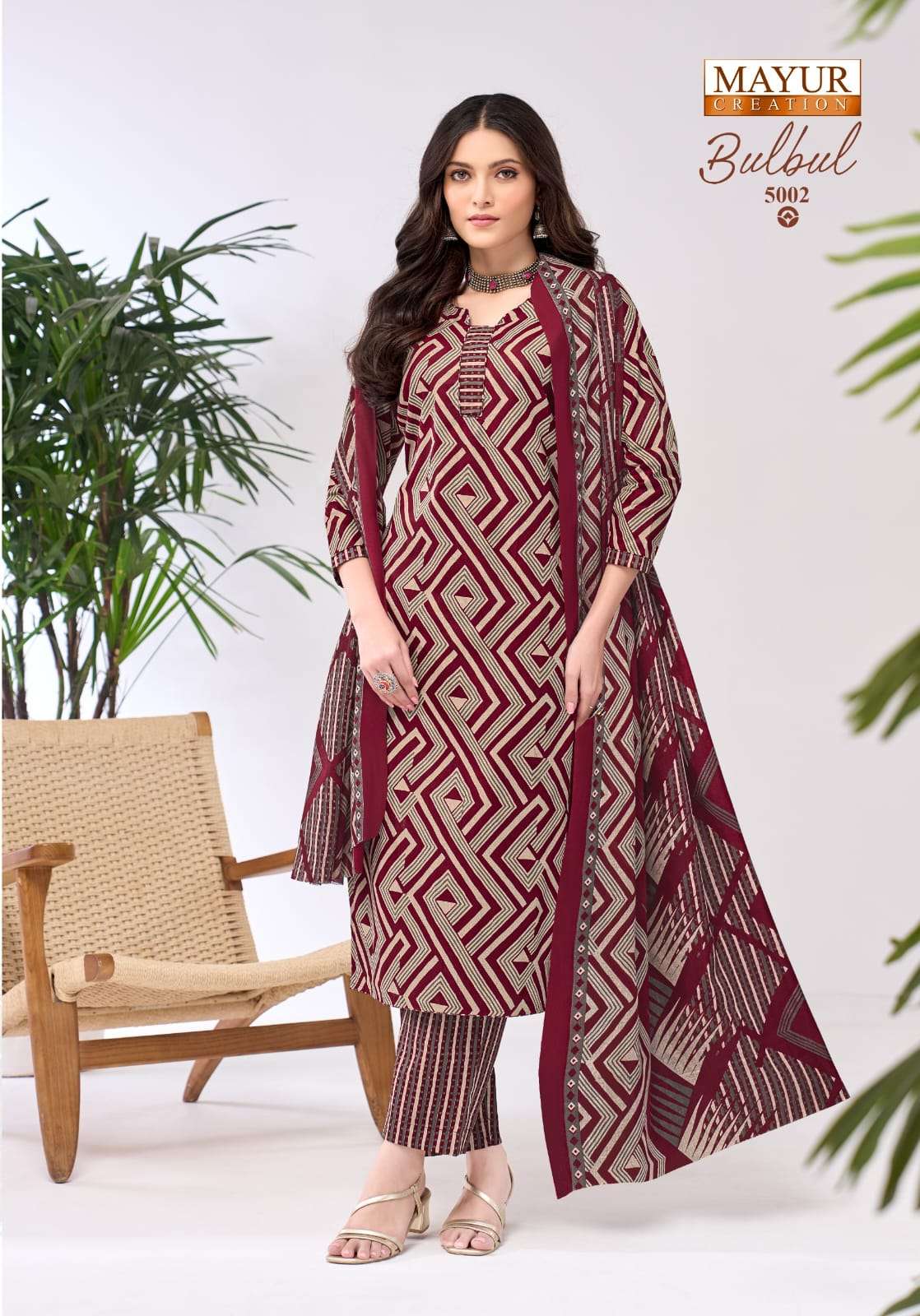 Mayur Creation Bulbul Vol-05 Cotton Printed Punjabi Suit