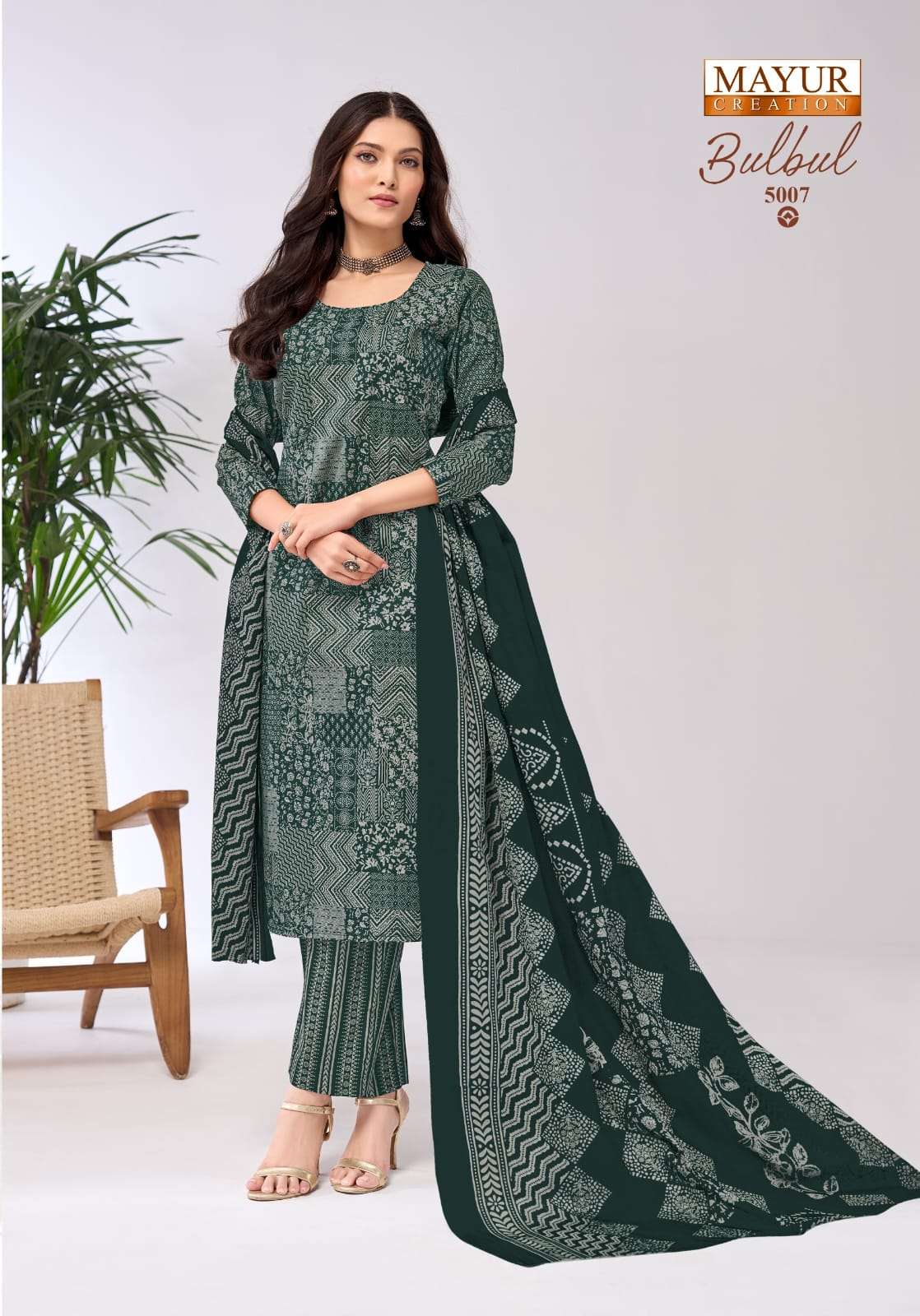 Mayur Creation Bulbul Vol-05 Cotton Printed Punjabi Suit