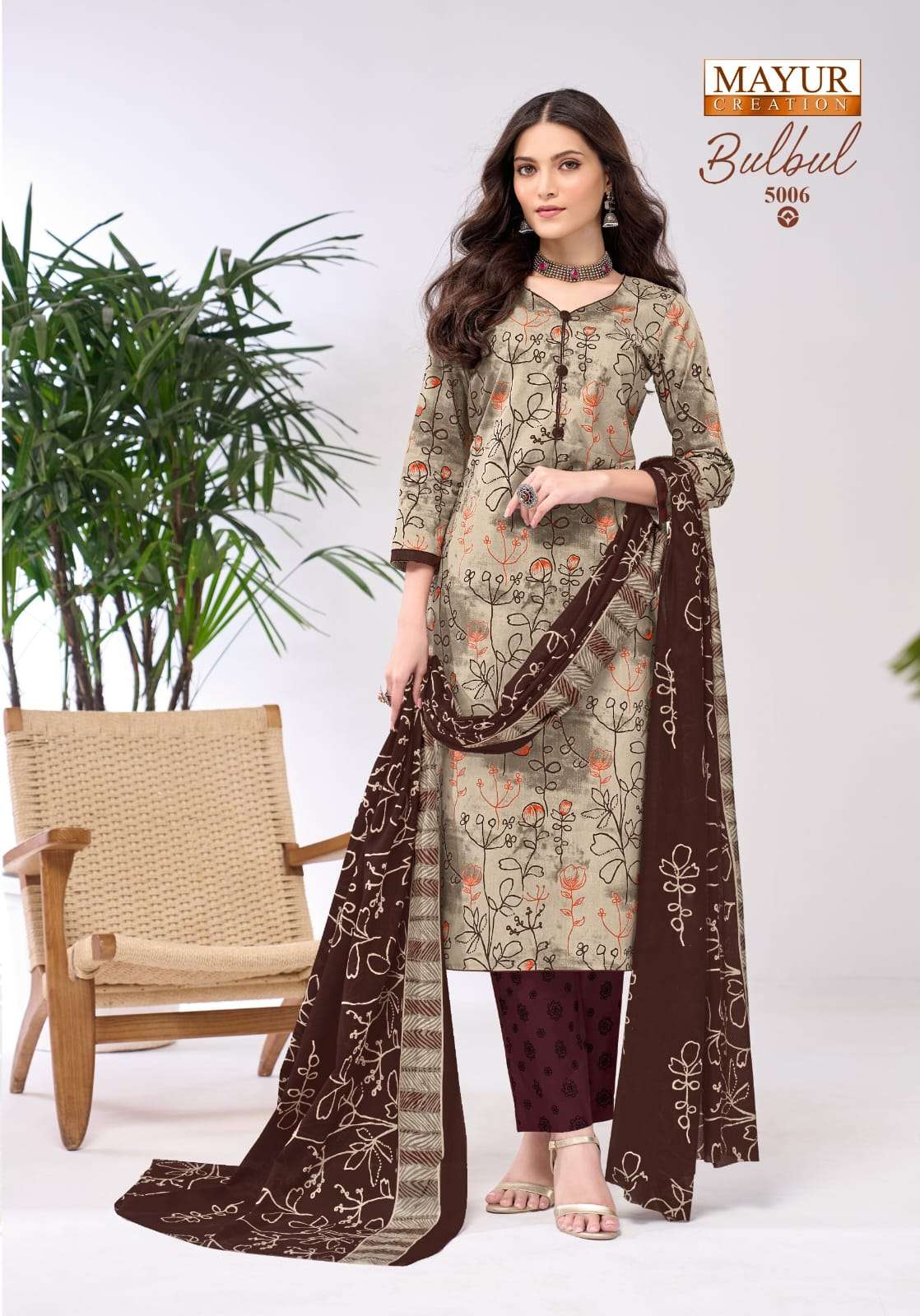 Mayur Creation Bulbul Vol-05 Cotton Printed Punjabi Suit